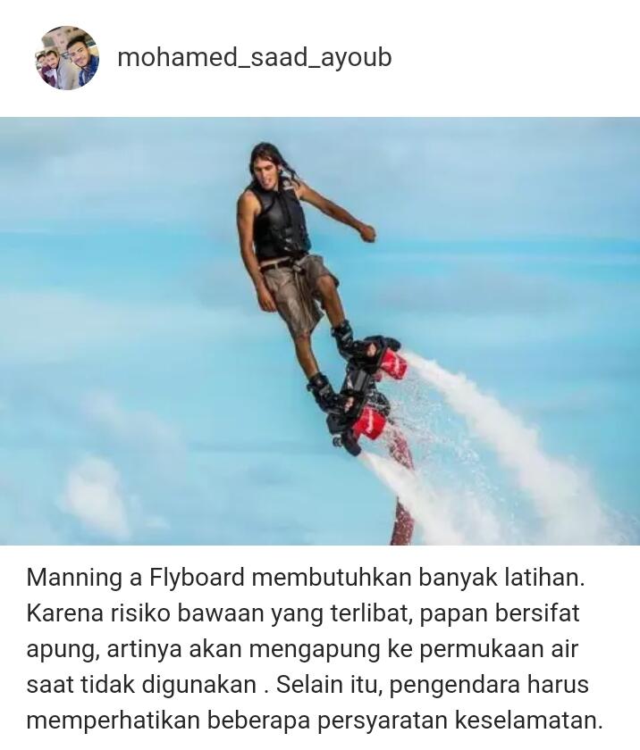 Flyboard Air: Serunya Bikin Nagih