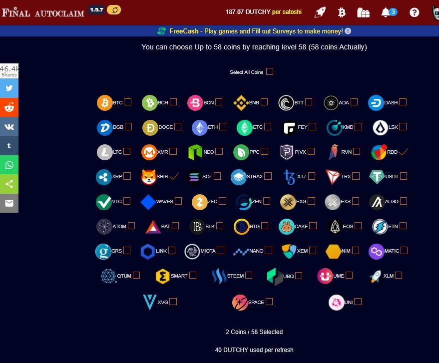 Claim multi crypto di Final Autoclaim