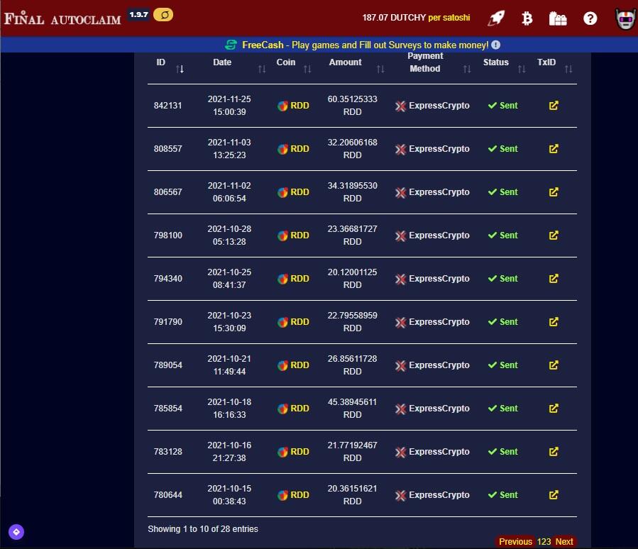 Claim multi crypto di Final Autoclaim