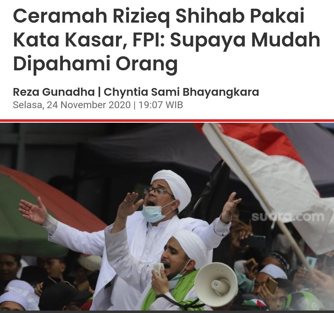 Pesan Rizieq Shihab untuk Aksi Reuni 212: Tidak Hina Orang, Tidak Ada Agenda Politik