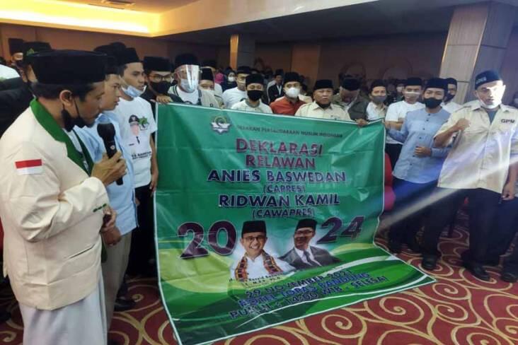 Pilpres 2024, Duet Anies-Ridwan Kamil Dideklarasikan di Bandung