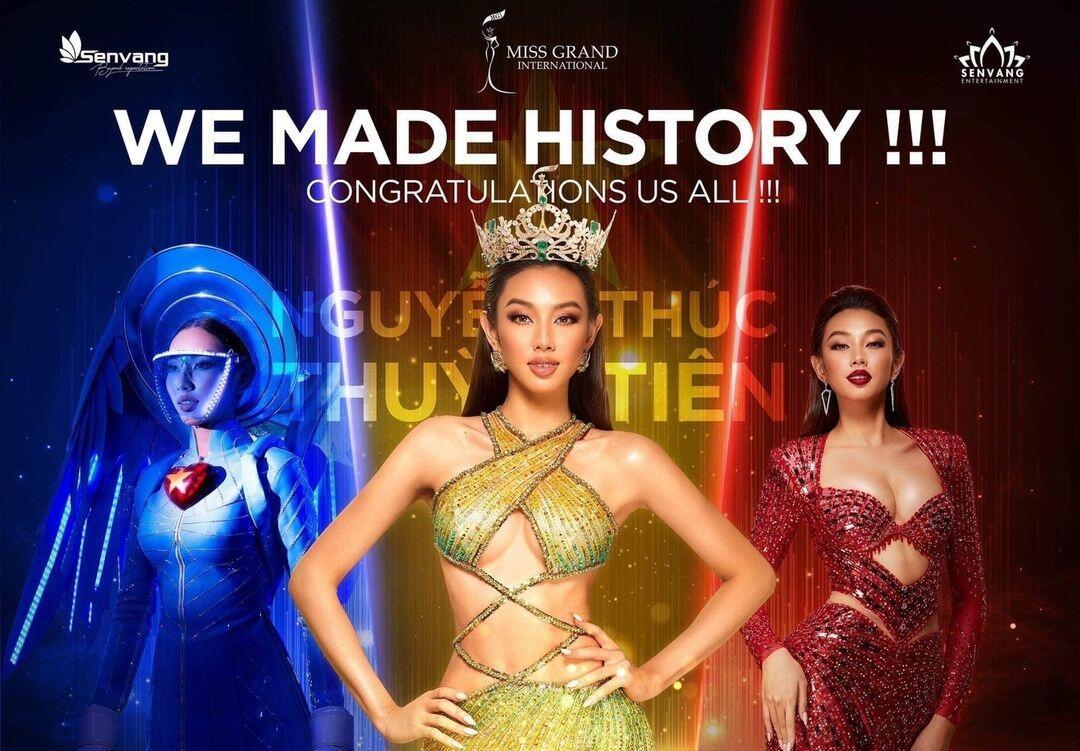 Wakil Vietnam Jadi Wanita Asia Kedua Yang Raih Gelar Miss Grand International!