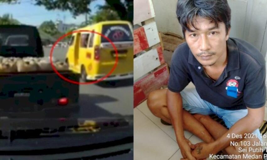 Sopir Angkot Ini ‘Ngebut’ Sampai Tertabrak Kereta Karena Mabuk