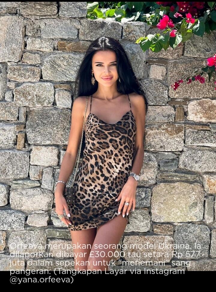 Potret Cantik Yana Orfeeva, Selingkuhan Pangeran Arab