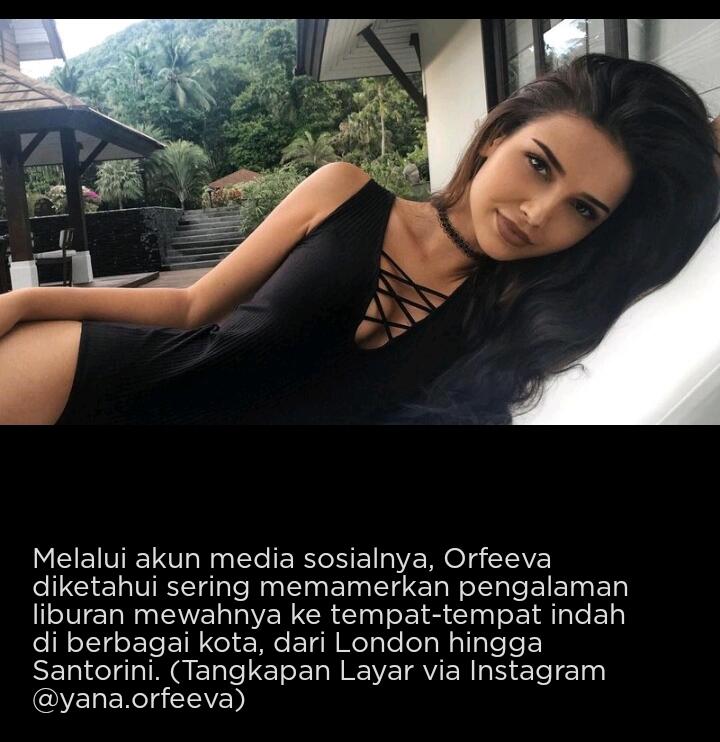 Potret Cantik Yana Orfeeva, Selingkuhan Pangeran Arab