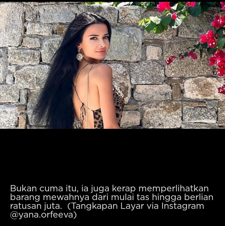 Potret Cantik Yana Orfeeva, Selingkuhan Pangeran Arab