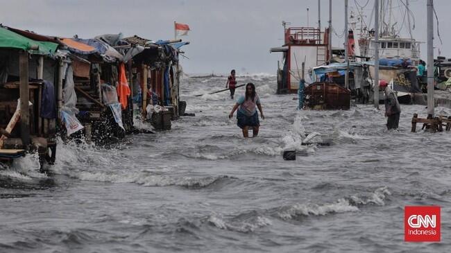 Banjir Rob Sapa Ancol 5 Hari Terakhir, Warga Keluhkan Rumah Rusak