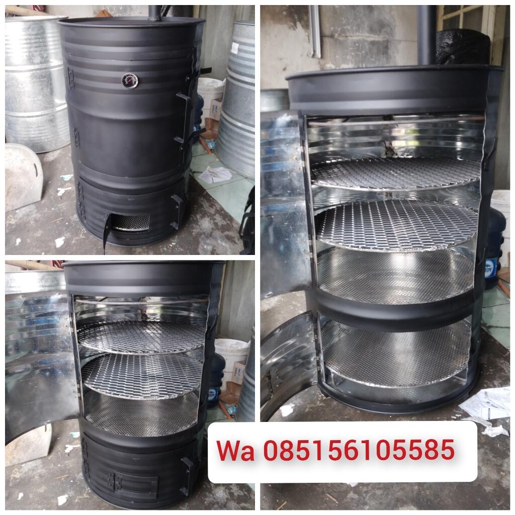 Alat Panggangan Pengasapan Smoker Smoked Grill Toast Barbeque Steak Pitsmoker BBQ