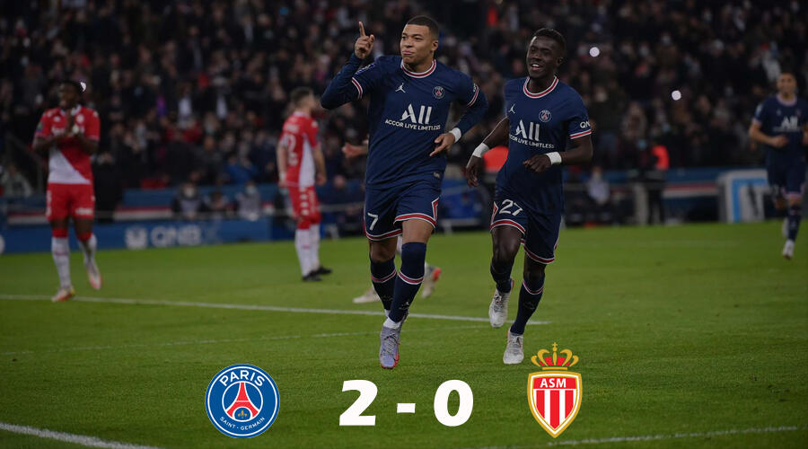 Hasil Pertandingan PSG vs AS Monaco : Skor 2-0