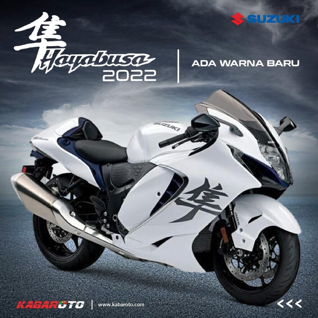 Generasi Ketiga Suzuki Hayabusa Tersedia Pilihan Warna Putih