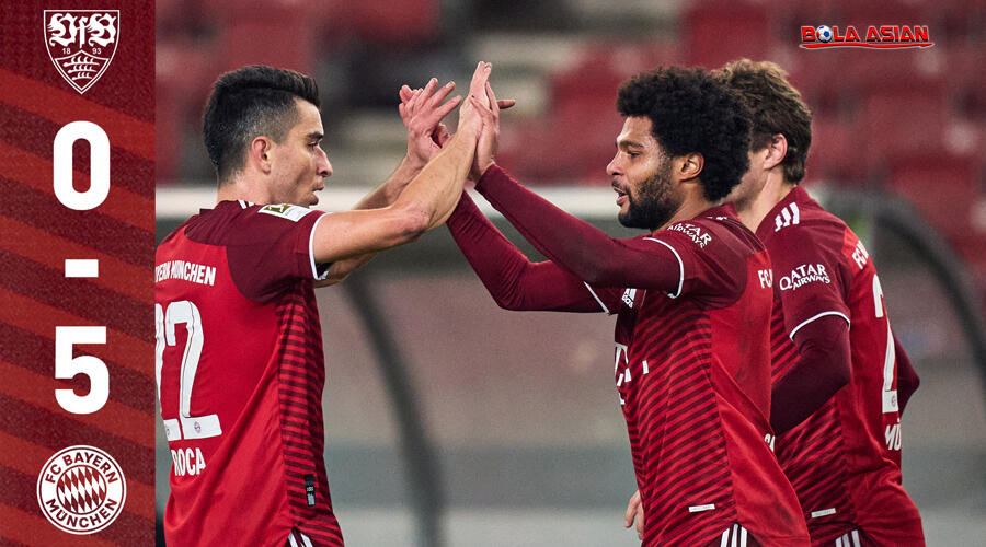 Hasil Pertandingan VFB Stuttgart vs Bayern Munchen : Skor 5-0