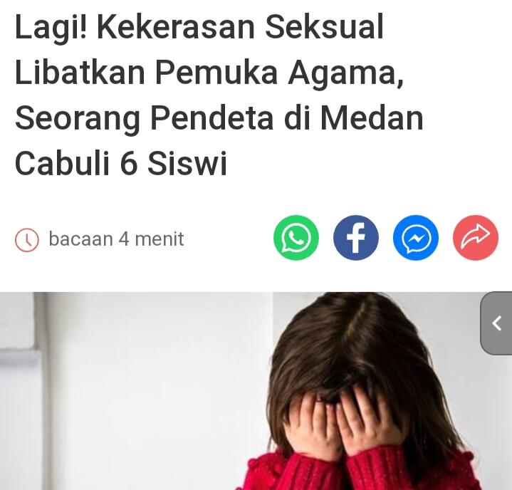 Dari Ustadz Sampai Pendeta Jadi Pelaku Pelecehan Seksual, Kenapa dengan Pemuka Agama?