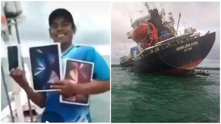 Viral Di TikTOk ! Niat Cari Ikan, Nelayan Malah Dapet Banyak ' IPHONE 13' Di Laut !