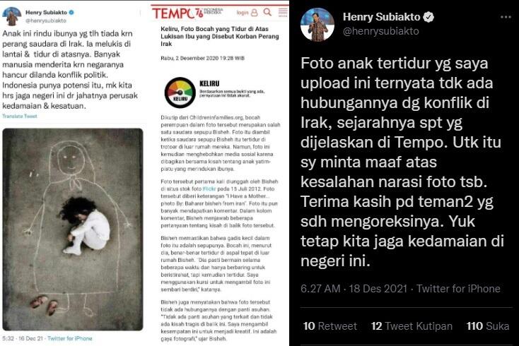Sebar Hoaks, Staf Ahli Menteri Kominfo Prof Henry Subiakto Minta Maaf