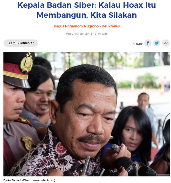 Sebar Hoaks, Staf Ahli Menteri Kominfo Prof Henry Subiakto Minta Maaf