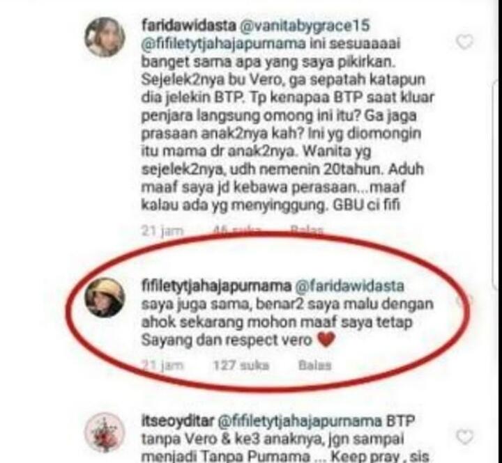 Ahok Akui Masih Berhubungan Intim dengan Veronica Tan Meski Sudah Diselingkuhi