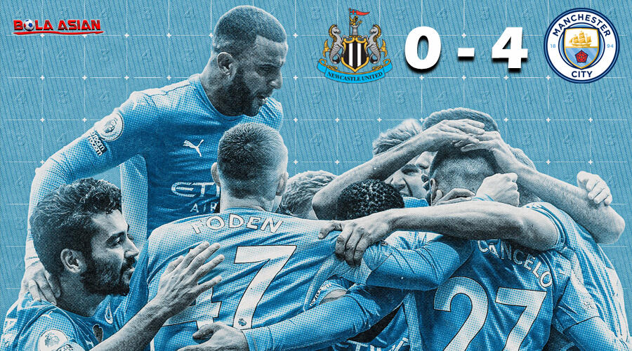 Hasil Pertandingan Newcastle vs Manchester City: Skor 0-4