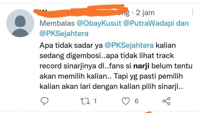 Baru 3 Hari Lantik Narji jadi Anggota, PKS Tuai Hujatan