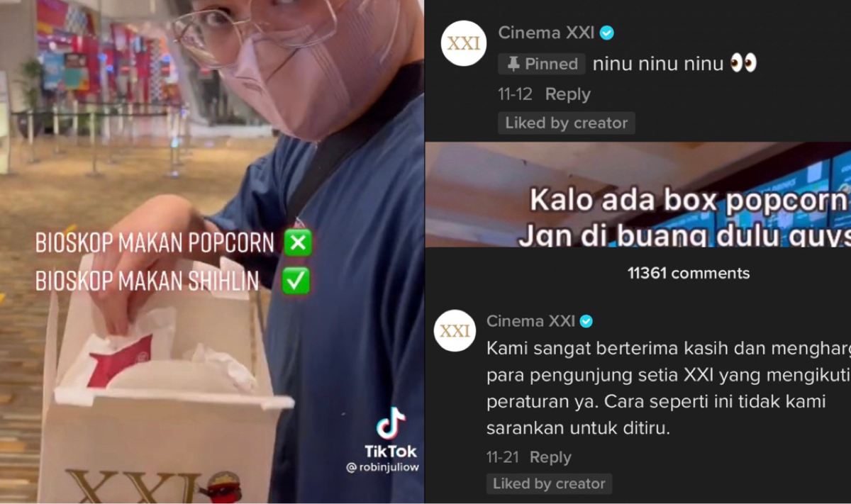 Kasih Tips Bawa Makanan ke Bioskop, Pria Ini Malah Kena Ciduk dan Ditegur XXI