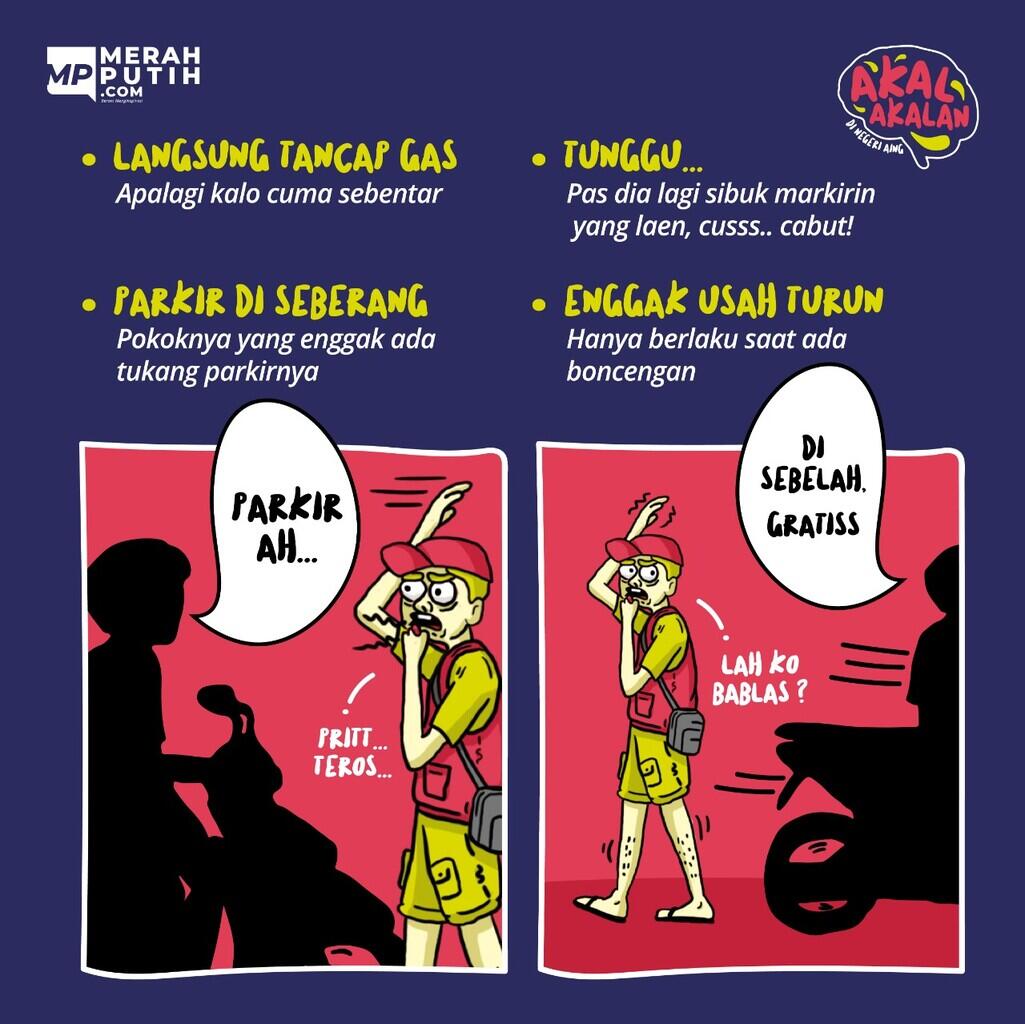 Siasat Menghindari Tukang Parkir Mini Market
