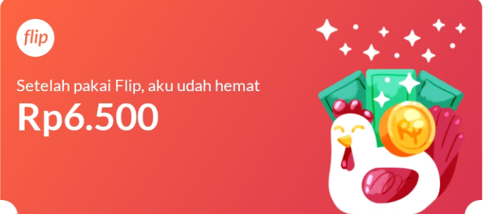 Flip - Transfer Antar Bank Tanpa Biaya Admin