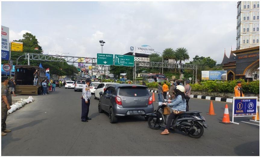 Ganjil Genap di Jalur Puncak Bogor Berlaku 24 Jam Saat Nataru