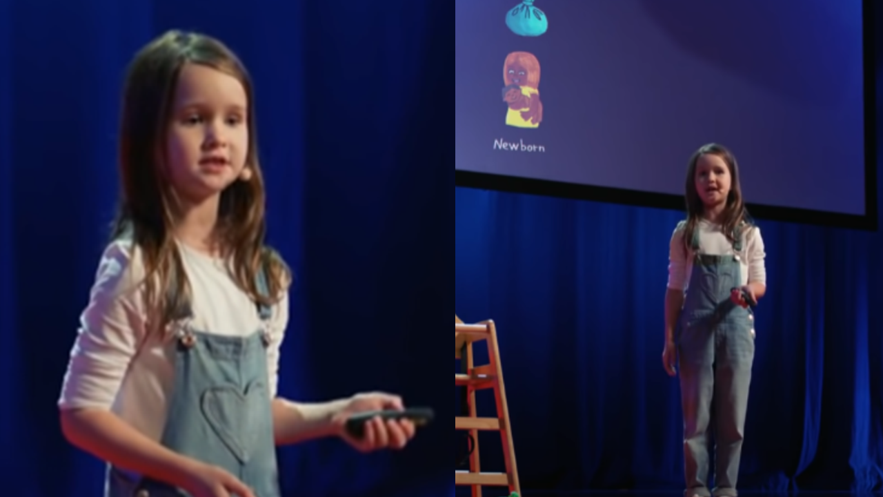 Molly Wright (7 Tahun), Mempresentasikan Pentingnya Permainan Ciluk Ba Bagi Dunia
