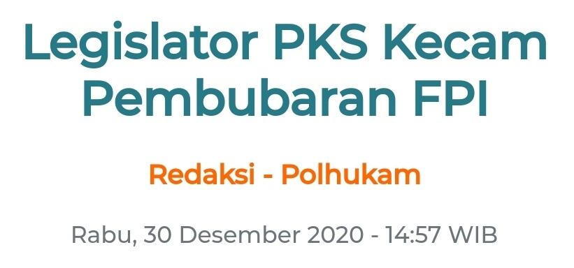 Usai Pembubaran FPI, Mahfud MD: Masyarakat Senang, Hidup Lebih Nyaman