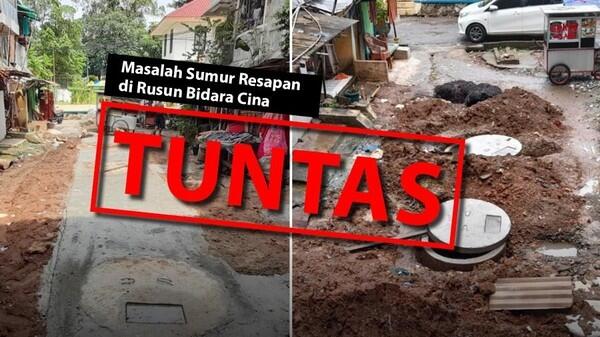 detikcom Do Your Magic: Before-After Pengerjaan Sumur Resapan di Bidara Cina yang