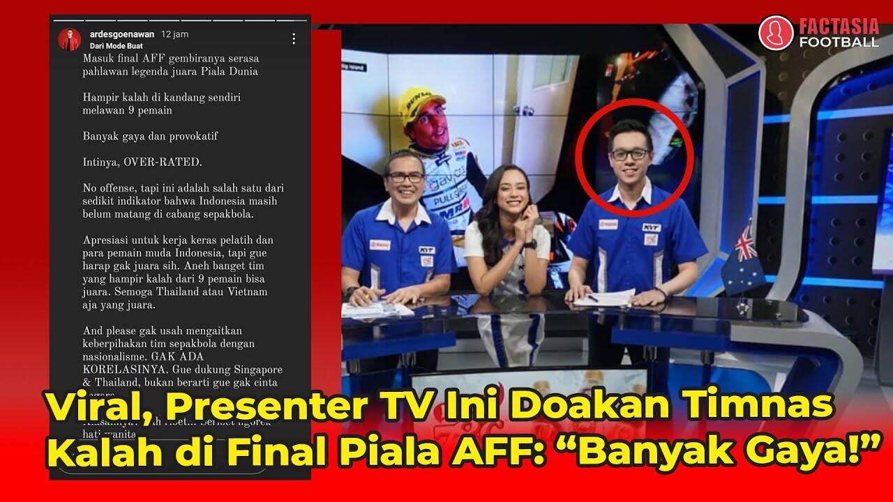 Ardes Goenawan! INI DIA PRESENTER TV YANG GA MAU TIMNAS JUARA PIALA AFF