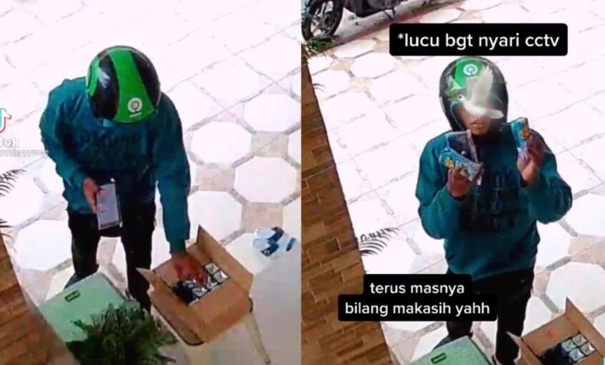 Ojol Ini Cari CCTV Usai Ambil Minuman Gratis Cuma Buat Ucapin Makasih