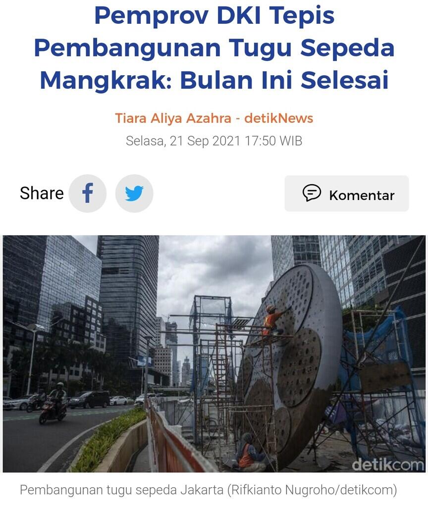 KLDSKP 2021: Kebijakan Kontroversial Anies, Jalur Sepeda, Sumur Resapan, Kenaikan UMP