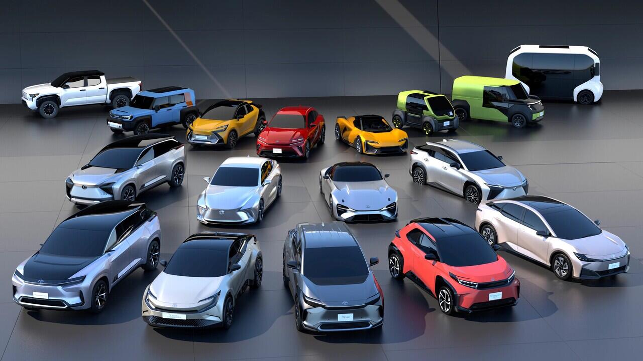 Tidak Tanggung-tanggung, Toyota Kenalkan 16 Mobil Listrik Sekaligus