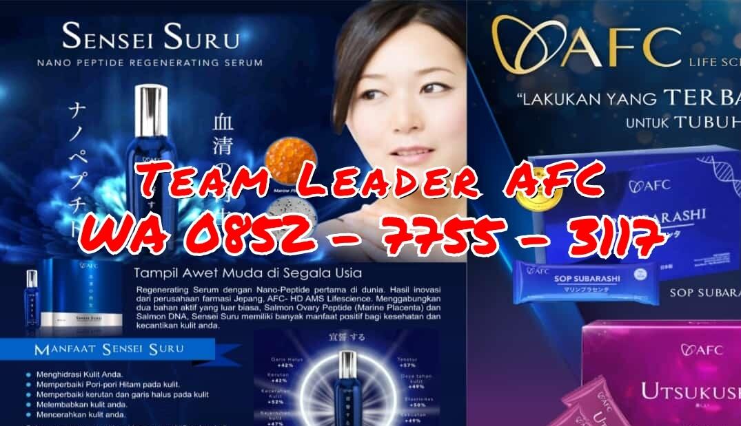 📱085277553117 Distributor AFC SOP SUBARASHI PALEMBANG UTSUKUSHHII SOP100+ SENSEISURU