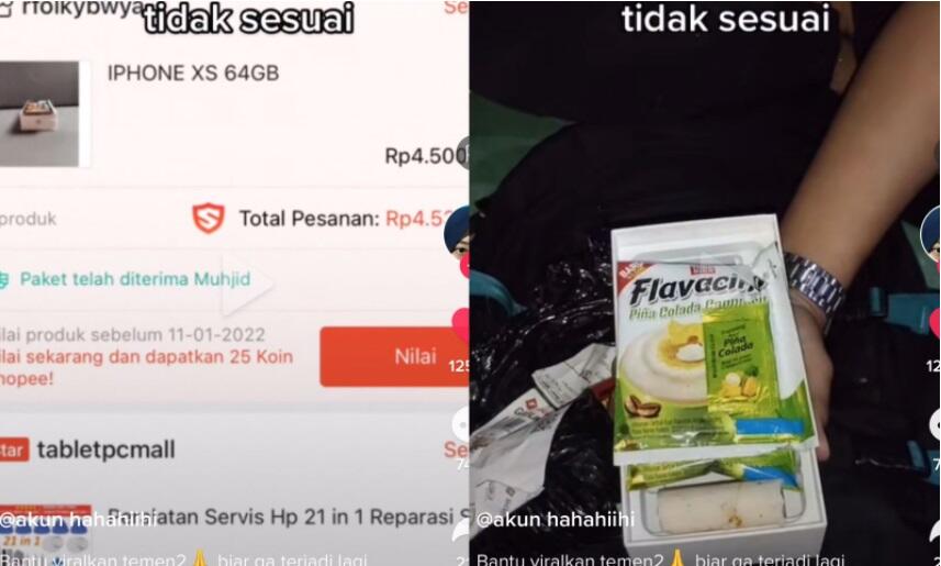 Gadis Ini Kena Tipu saat Beli iPhone di E-commerce