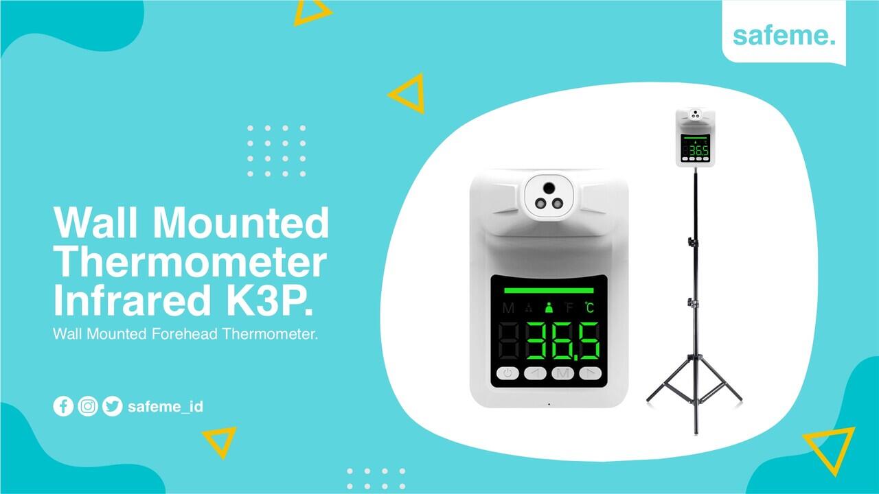 Termometer Infrared Dinding Ruangan Thermometer Standing Tripod K3 Pro Mini