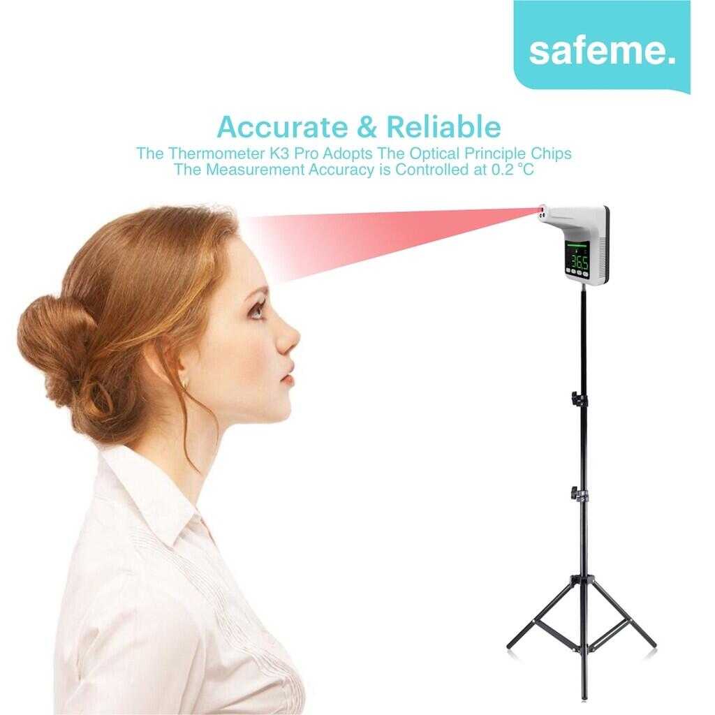 Termometer Infrared Dinding Ruangan Thermometer Standing Tripod K3 Pro Mini