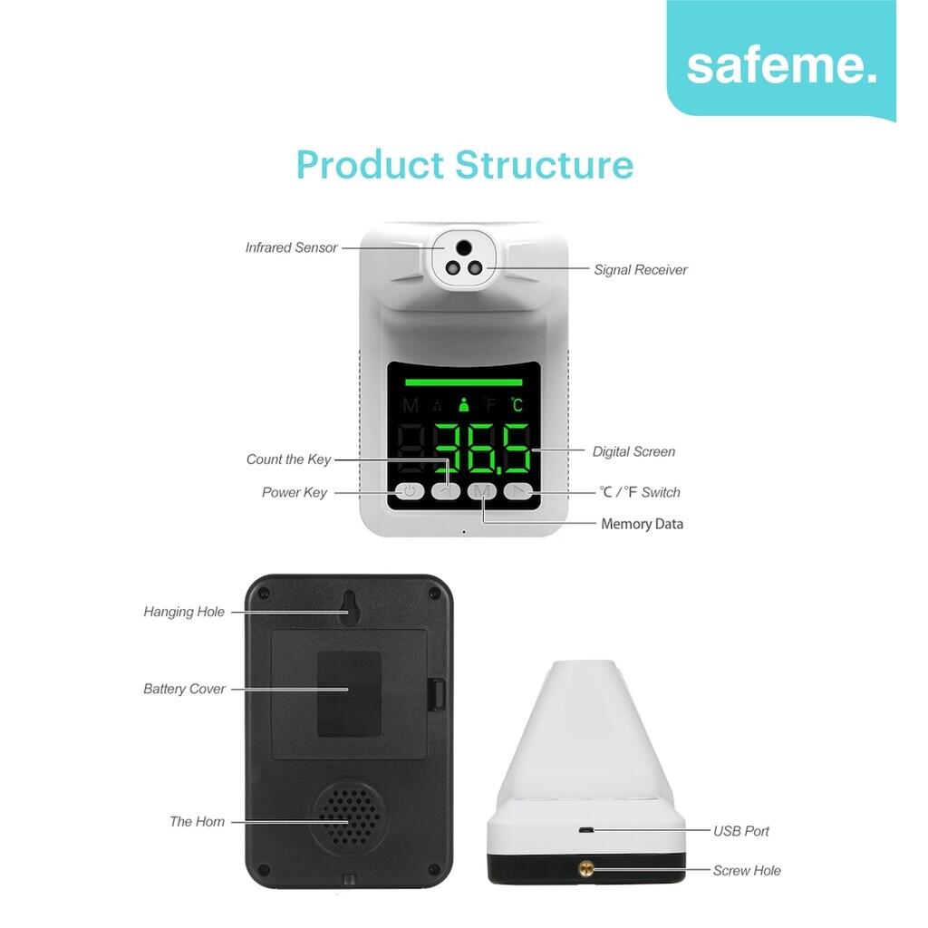 Termometer Infrared Dinding Ruangan Thermometer Standing Tripod K3 Pro Mini