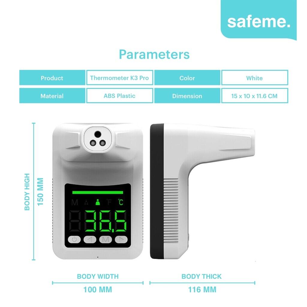 Termometer Infrared Dinding Ruangan Thermometer Standing Tripod K3 Pro Mini