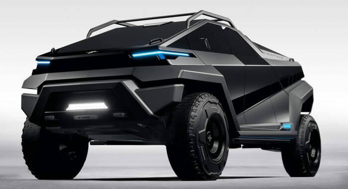 Melihat Konsep Mobil Off-road Listrik ‘Thundertruck’ dengan Desain Futuristik!