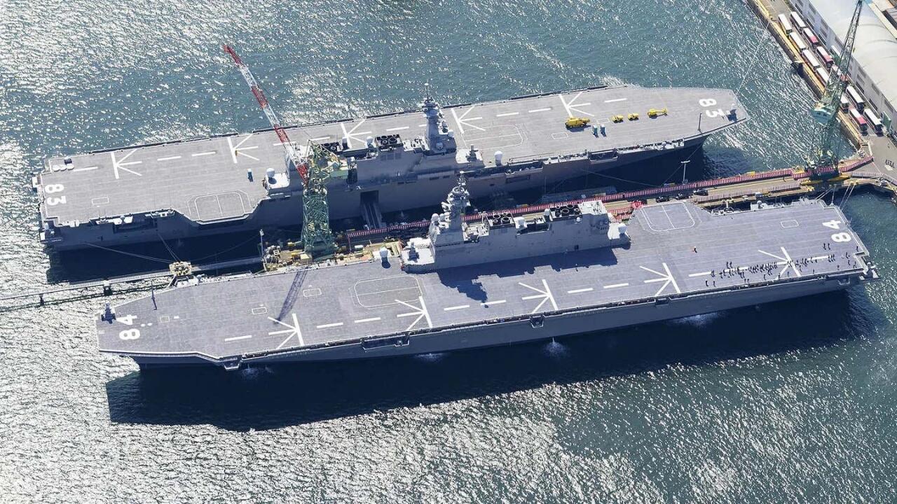 Untuk Pertama Kalinya Kapal Induk Jepang dan China Bertemu Dalam Jarak yang Dekat