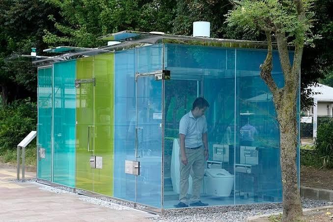 Toilet Umum Transparan Di Jepang Ini Bikin Orang Berdecak Kagum!