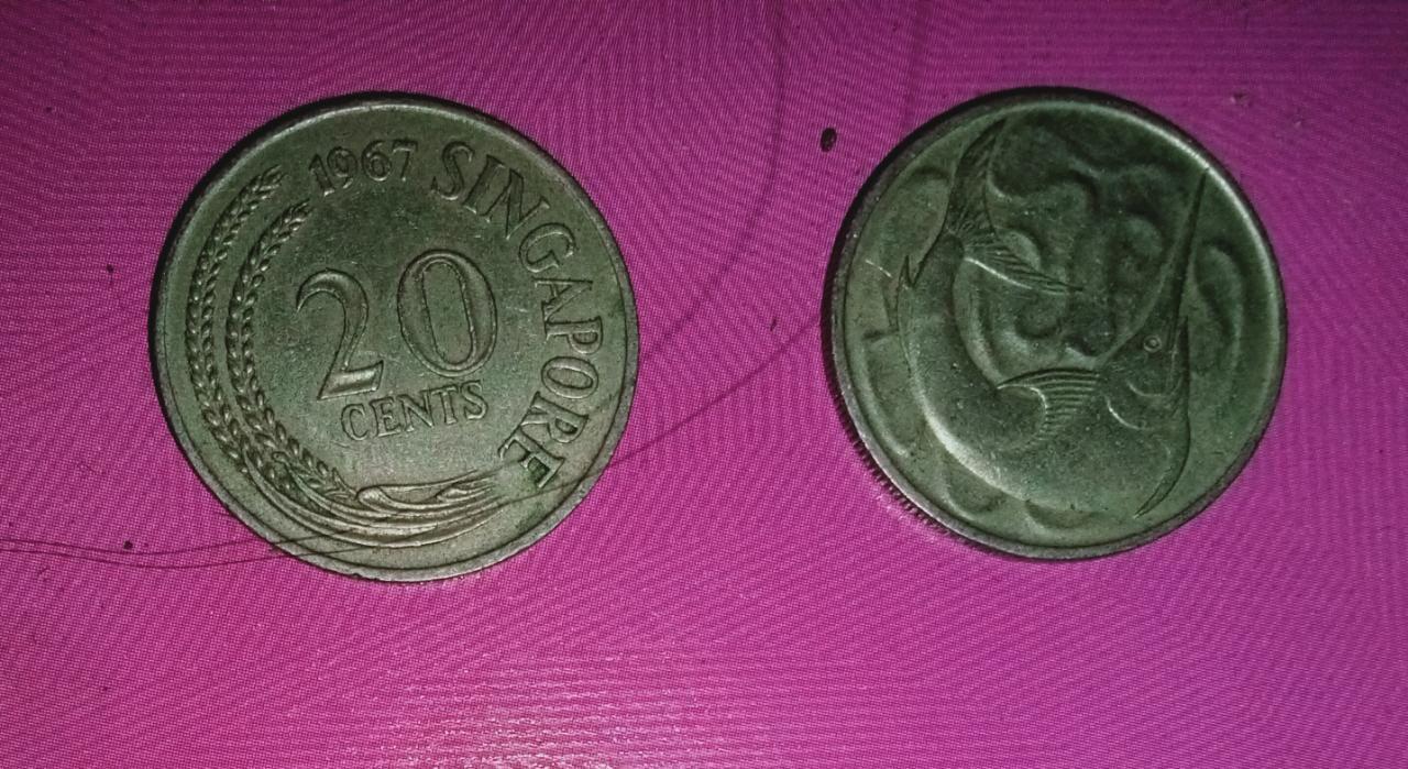Uang koin singapura