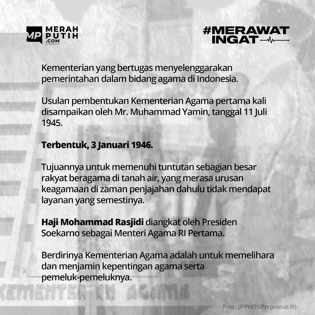Lahirnya Kementerian Agama untuk Semua, tanpa Embel-Embel Khusus