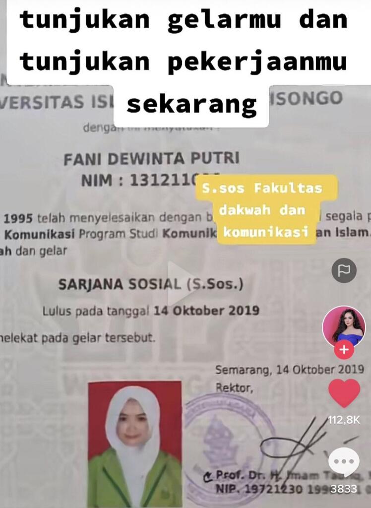 Masa Depan Tidak Ada yang Tau, Gelarnya Sarjana Profesinya Biduan
