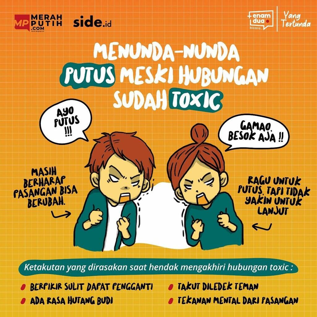 Warga +62 Masih Menunda Putus Walau Hubungan Sudah Toxic