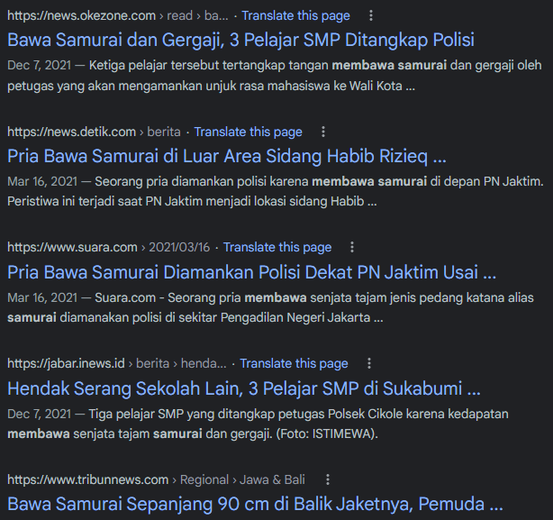 2022 Masih Beripikir Samurai=Pedang? Masuk Sini!