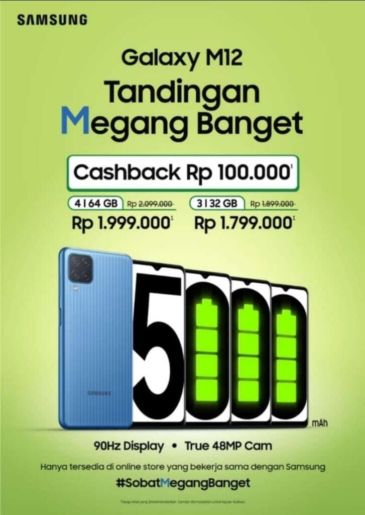 Samsung Galaxy M12 4/64 Resmi SEIN