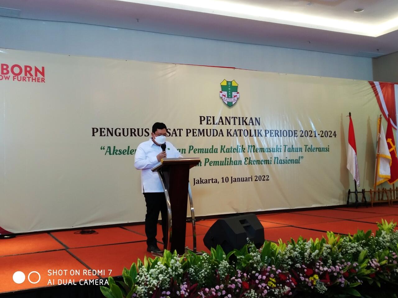 Menag Ajak Pemuda Katolik Jadi Garda Terdepan Kawal Moderasi Beragama