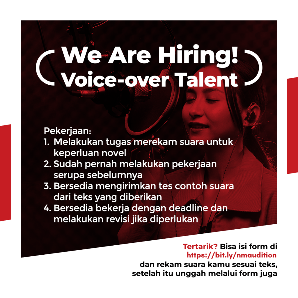 Lowongan Kerja KASKUS - Dubber Voice Over Talent